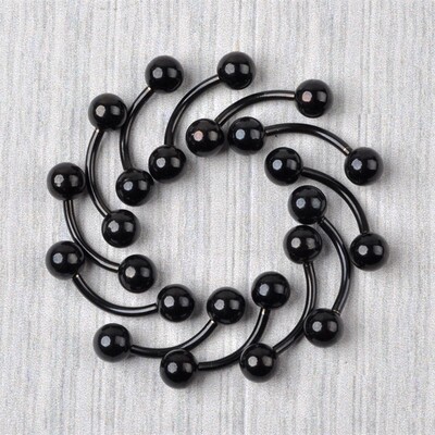 极速gue Nose Ring Tragus Ear Piercing BJarbell Tunnel Body J