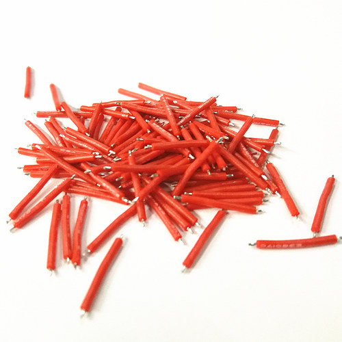 新品直销3c0AWG双头镀锡线15mm超短线UL1430辐照线焊接线飞线跳线