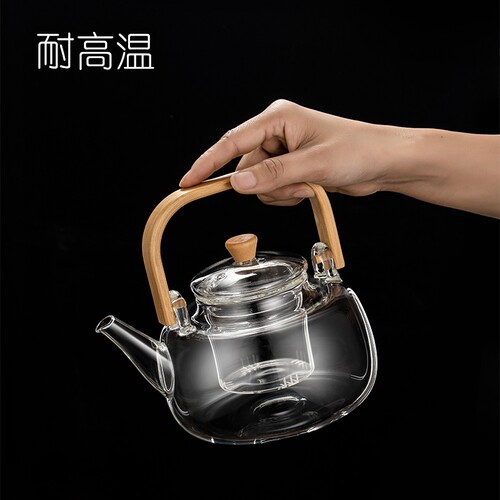 极速电陶炉煮茶器烧水壶蒸v汽养生玻璃茶壶家用耐高温加厚简约防