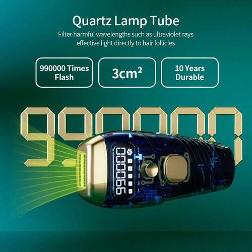 极速990000 Flash IPL Laser Hair Removal Machine QuarXtz Lamp
