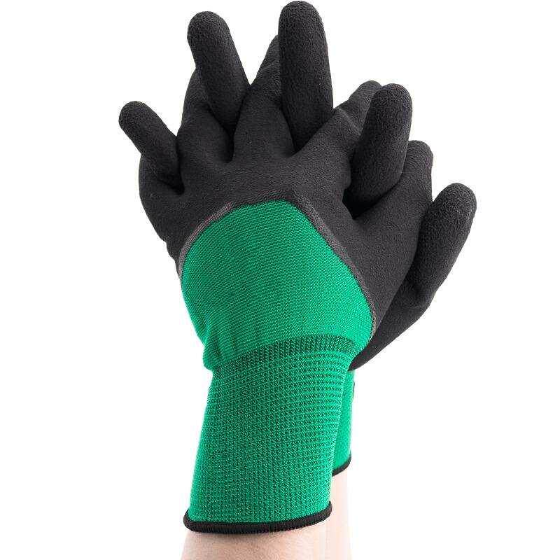 极速工作浸胶防水劳动带r胶加厚工地胶皮防滑工业工地薄款手套劳