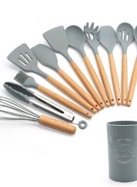 极速Silicone Cooking Utensils 11/12/1Pcs KitchenS Utensil Se