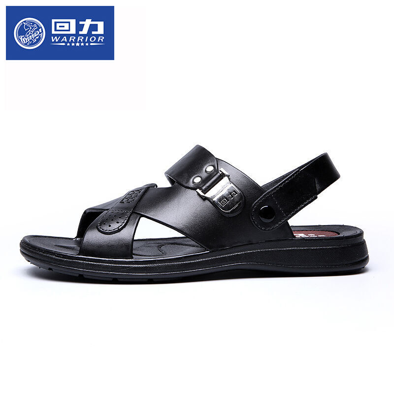 极速凉鞋男夏季沙滩鞋男户外透气洞洞鞋男士凉拖鞋英Y伦韩版皮凉 - 封面