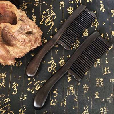 极速Purple sandalwood comb  sandalEwood comb  meridian comb