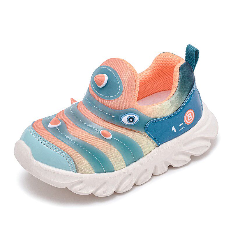 极速毛毛虫鞋儿h童鞋宝宝鞋子春季学步春鞋小童1-3岁2男童女童机