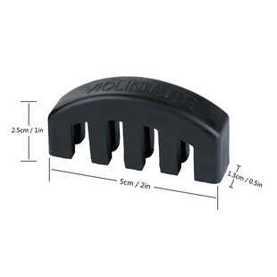极速Rubber Violin Mute Silencer for 4/4 3/M4 1/2 Violino Pra