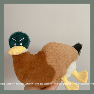 极速北海礼物同款北海绿头鸭挂件毛E绒绿头鸭钥匙扣揹包挂饰绿头