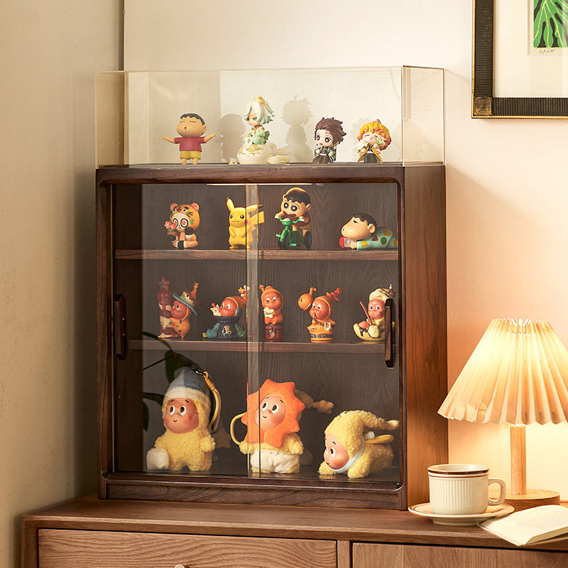 实木杯子茶具收纳柜桌面咖啡水杯客餐边柜手办展示置物柜架子木质,收纳整理,收纳柜,淘宝优惠券,粉丝福利购,淘宝优惠卷