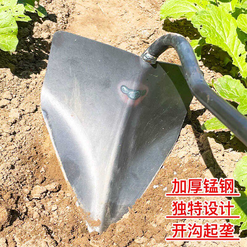 速发三角锄头起开锄搂沟锄开沟器菜土尖头锄种松尖嘴锄苗肥农具垄