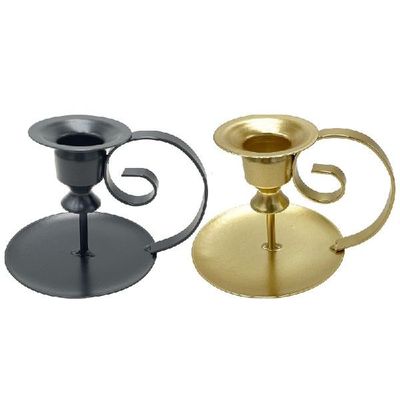 European Vintage Candle Holder Wrought Iron Candlestick