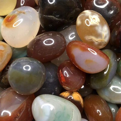 【老师推荐】感恩石12颗,大小颜色随机!(完美主义者慎拍)