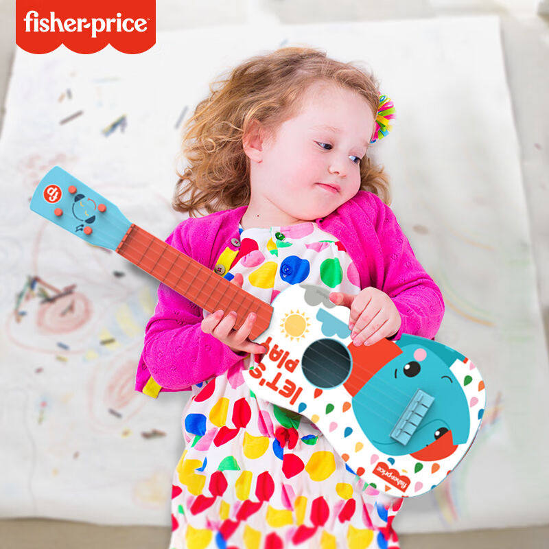 极速费雪(Fisher-Price)乐器尤克里里宝宝早教音乐启蒙婴幼儿童乐