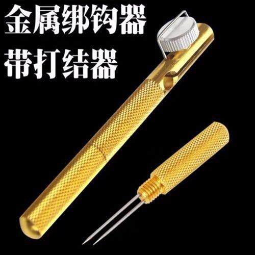 极速金属绑钩器手动绑钩器两用型子线打结器小钩钓鱼渔具垂钓邦钓