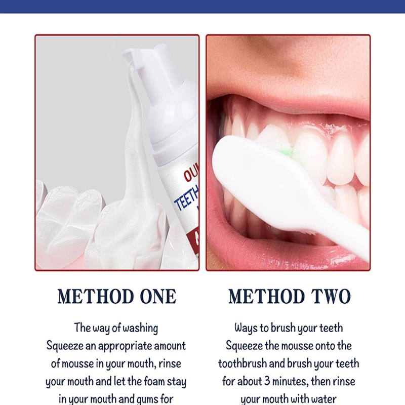 Quickly Repair of Cavities Caries Mousse Teeth Clean Whiten