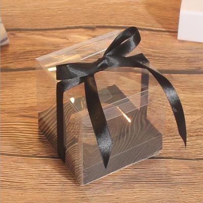 12Pcs Clear Plastic Cupcake Packaging Box Cake Favors Box Bl