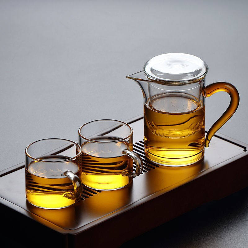 极速加厚耐热玻璃透明泡茶壶过滤内胆小号冲茶家用红茶泡绿茶办公