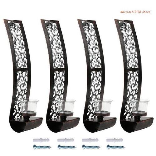 好货Wall Sconce Candle Holder Metal Wall Decorations for