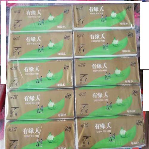 极速有缘人春之萌动抽取式卫生纸160mm*180mm*396张10包可湿水