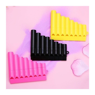 音乐排箫8管8音塑料排笛学生儿童乐器排箫旅游景点迷你乐器。