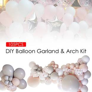 105 PCSset Balloon Garland Kit Romantic Macaron Color