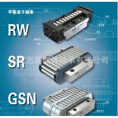 平面滚子轴承 RW40 SR2050 滚动模块 GSN25 BWU2045 滑块