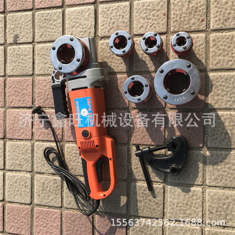 速发手持式电动套丝机 机1T-KY01-50水管型丝机 轻车手拿绞丝Z带