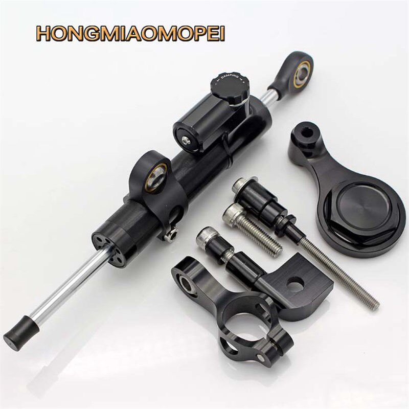 速发适用R1 0-14 R6 06-12 摩托车改装钛尺码 方向阻尼器 钛尺