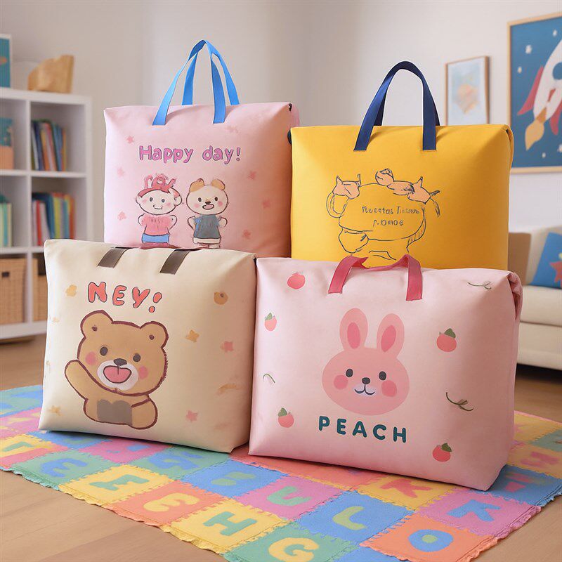 速发幼儿园被子收纳袋防水防潮手提搬家大容量装被棉被衣服整理