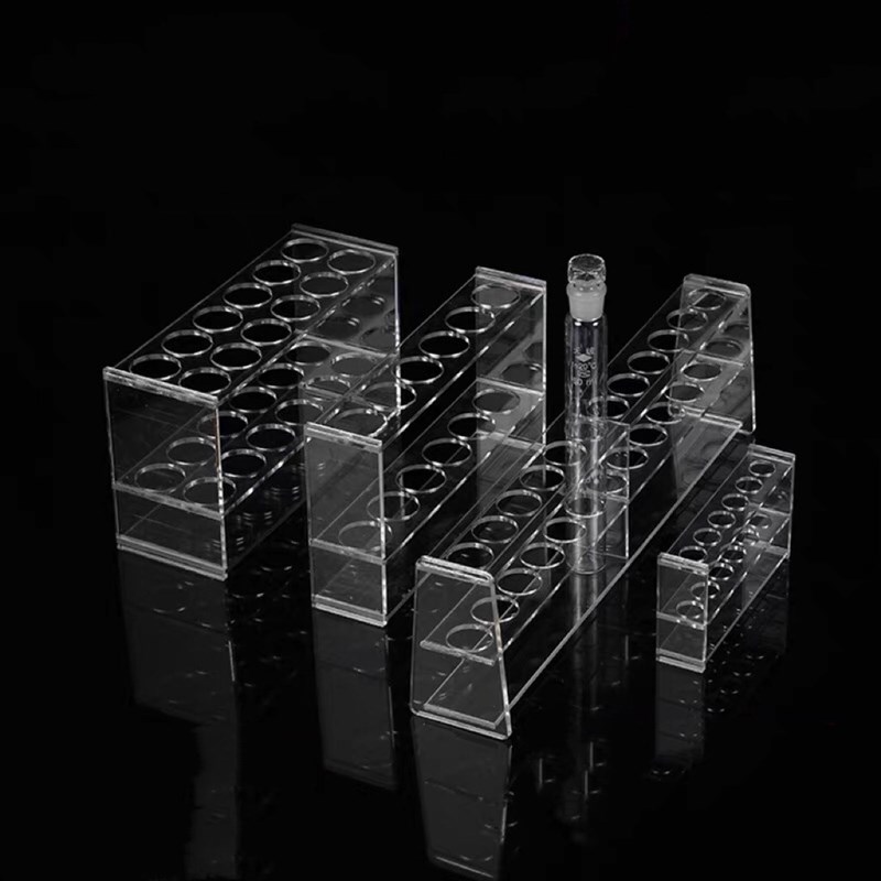 速发具塞色比管有机玻璃比色管架玻璃试管架10  5 502100 6孔12孔