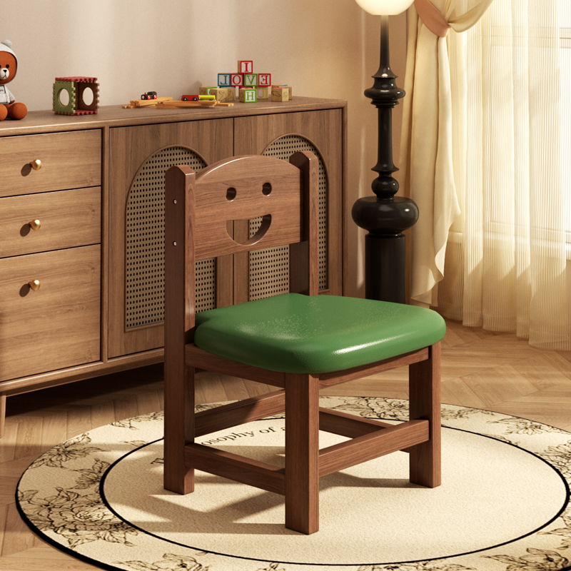 速发实小木凳子家用小儿子幼椅园靠背矮凳儿童木凳子木头换鞋凳小
