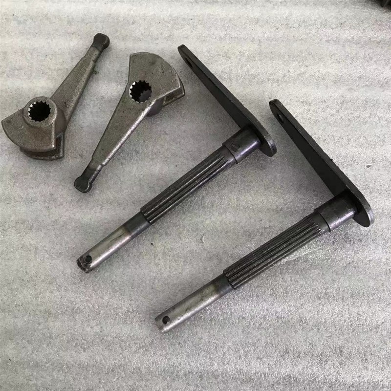 速发农用头轮车奥翔六档十档花键轴头箱速变拨三轴换挡摇臂