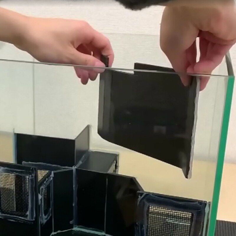 速发水族造景水陆鱼缸雪离防水景观模型材料手工高密弗PVC板隔度