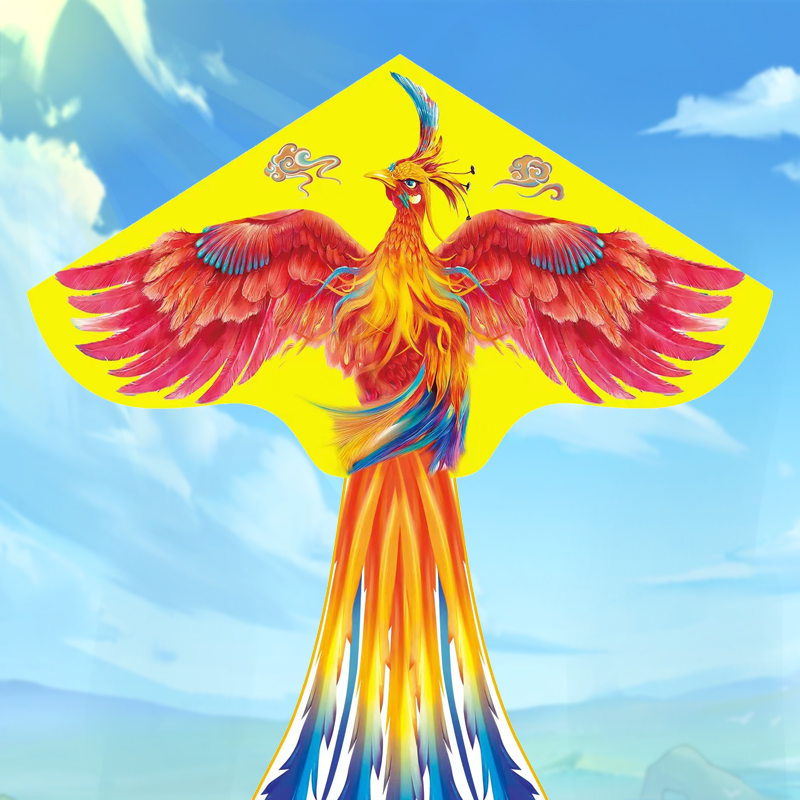 速发凤凰风筝202年新款成人潍坊大人儿童专用微风端飞风易高筝