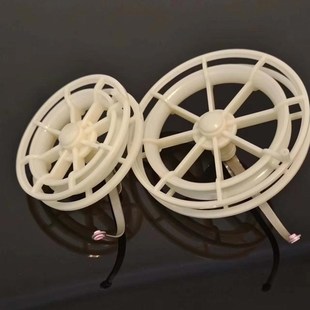 速发全双料八卦轮 手拨轮 绕线轮 塑轴承 风车轮纺线轮配件