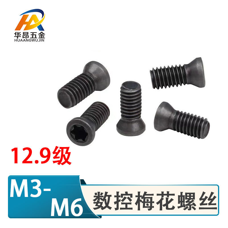速发梅.5M4M刀5杆螺丝12.级M花螺丝数控铣刀片刀盘螺丝