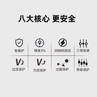 厂促Stabilizer双电压输出110V交流稳压器家用大功率相调压器220v