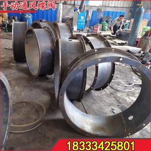 手动涡轮型圆风门 厂促dn800手动法兰风阀 手动法兰调节通风蝶阀