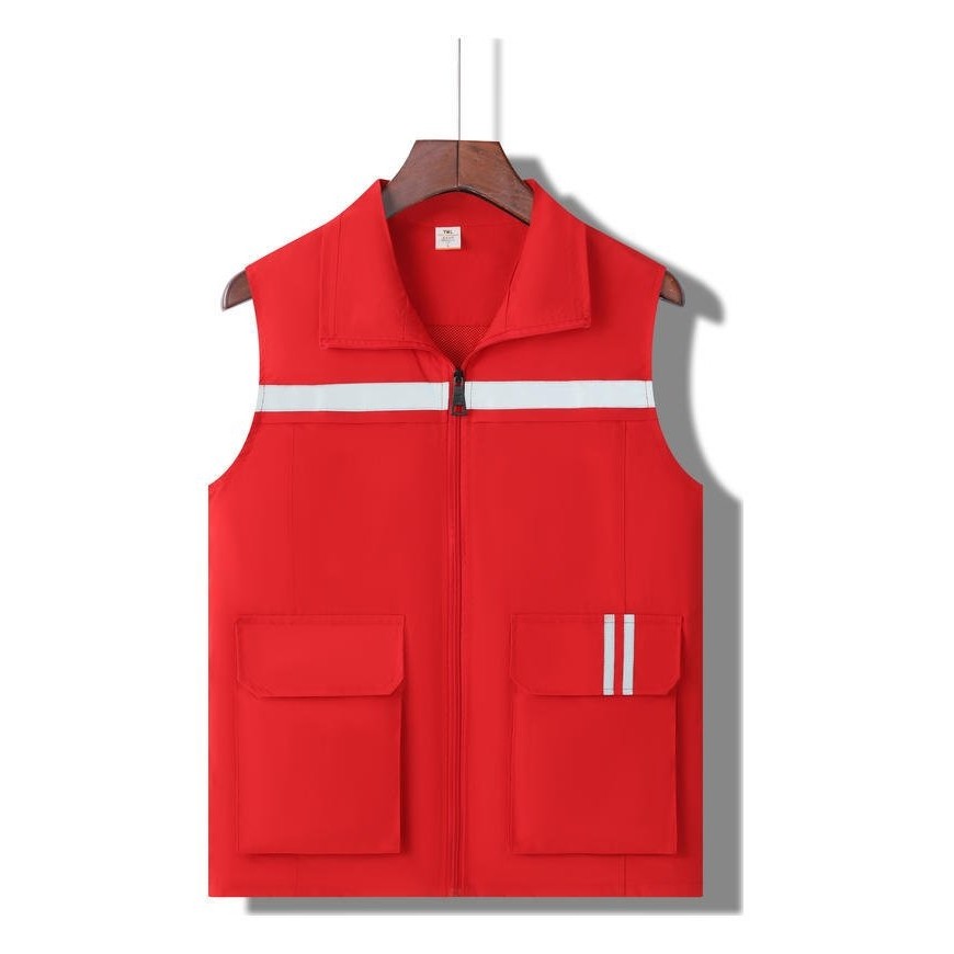 仓储物流园反光大口袋马甲工作服定制印LOGO快递员防水工装背心,五金/工具,反光安全服,淘宝优惠券,粉丝福利购,淘宝优惠卷