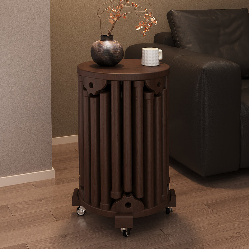 北极树凳子可叠放六合一实木叠叠乐圆凳家用备用餐桌堆叠收纳餐凳