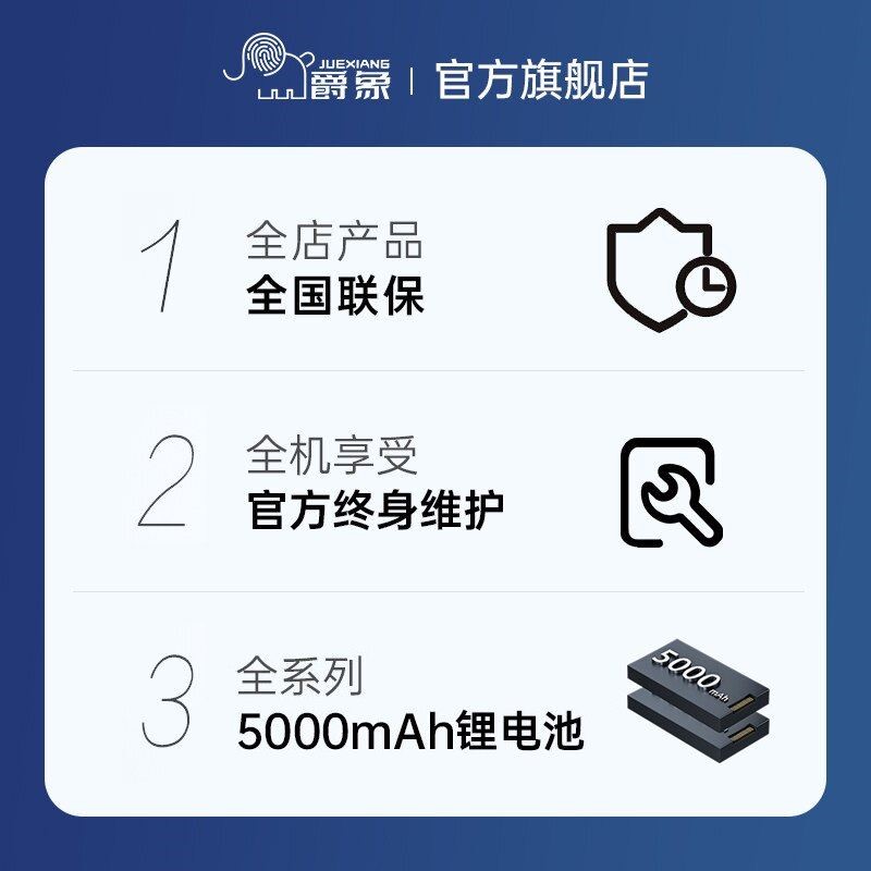 爵象智能门锁 全自动指纹人脸识别门锁 防盗密码门锁 家用电子锁图片