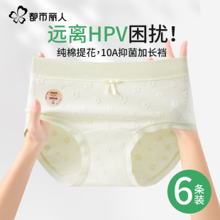 无痕三角裤 都市丽人A类内裤 新款 可降预防HPV 女士纯棉10A抗菌裆