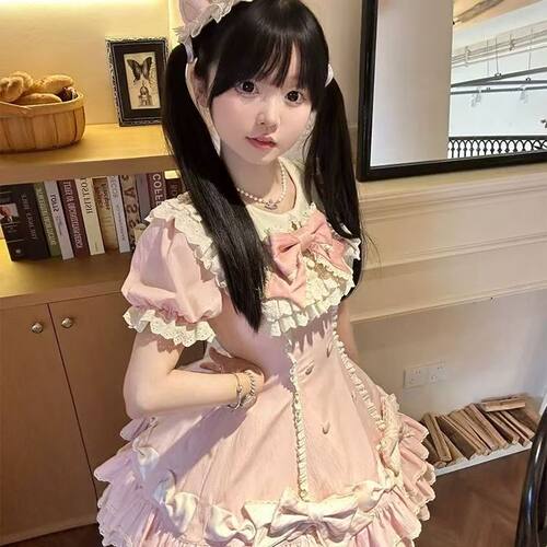 条纹千层Lolita甜美公主洛丽塔