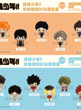 【TAPIOCA现货】排球少年!! 周边 珍珠绒别针毛绒玩偶娃娃盲盒v12
