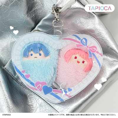 【TAPIOCA现货】原创 谷美 心型毛绒玩偶娃包收纳小包 （全8种）