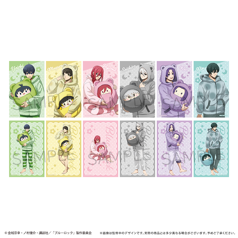 【TAPIOCA现货】蓝色监狱 蓝锁周边 金属风透卡盲盒 襁褓睡衣ver.