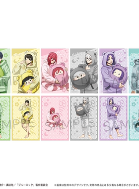 【TAPIOCA现货】蓝色监狱 蓝锁周边 金属风透卡盲盒 襁褓睡衣ver.