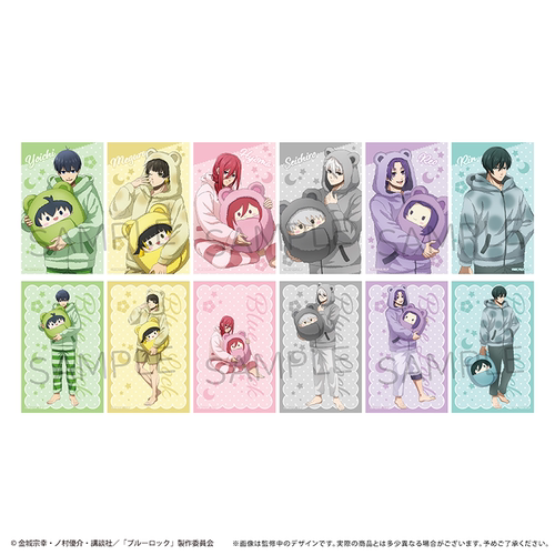 【TAPIOCA现货】蓝色监狱 蓝锁周边 金属风透卡盲盒 襁褓睡衣ver.