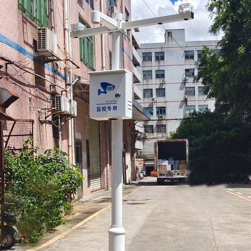 好货监控设备箱室外户外立杆防水箱网路强弱电布行动电源箱挂杆抱