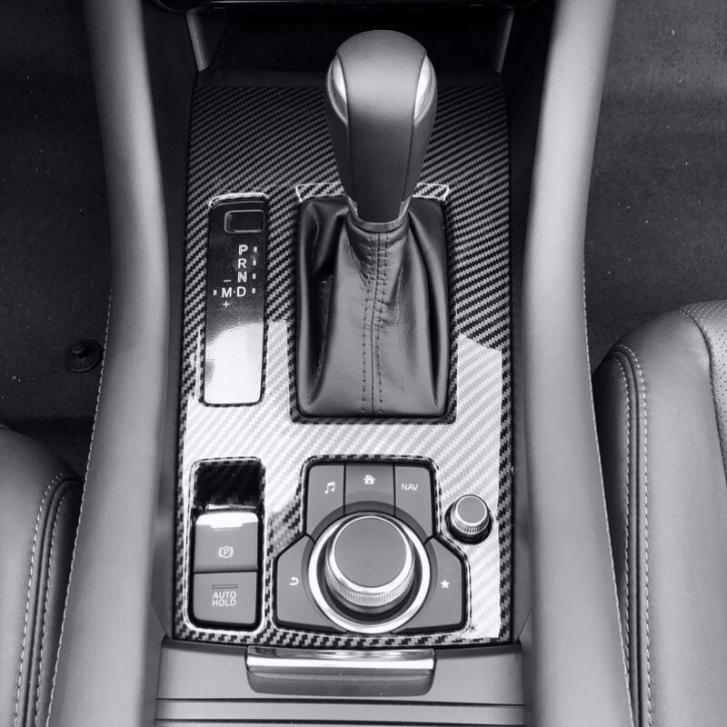 极速厂家适用于Mazda昂克赛拉阿特兹cx-4-30改装中控排档玻璃内饰