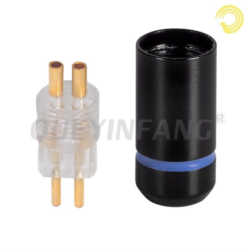 QUEYINFANG 0.78mm Male Plug 0.78 2Pin Plug Earphone Pins He